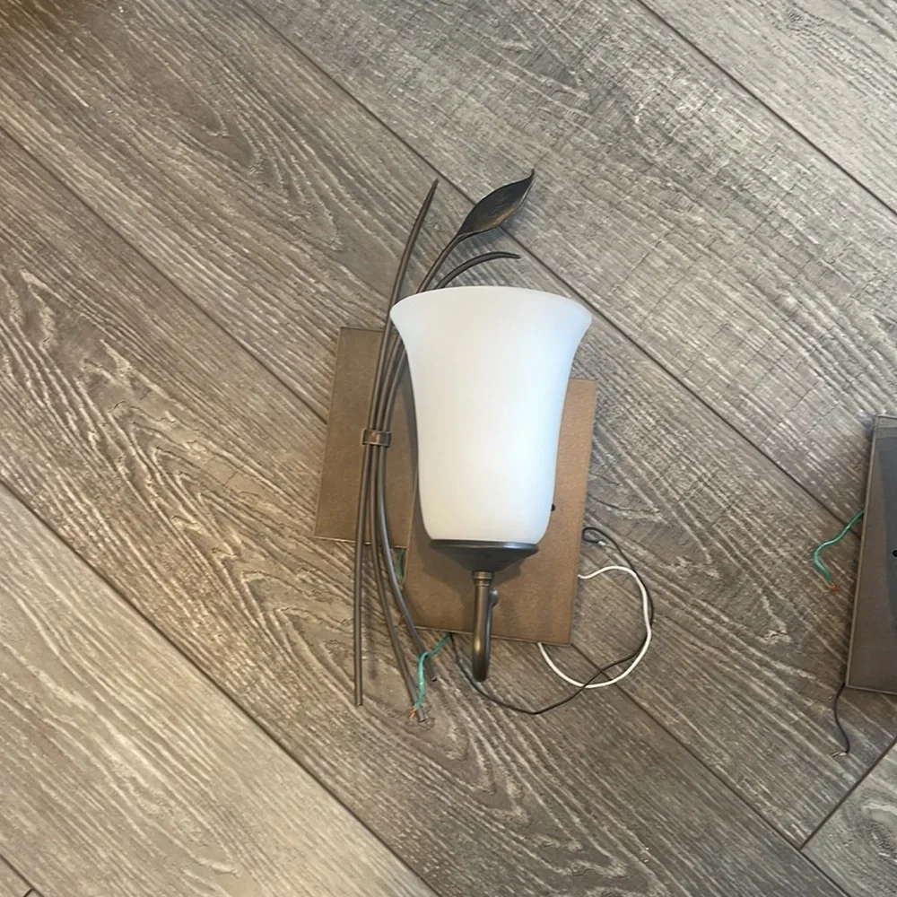 West elm sconce set